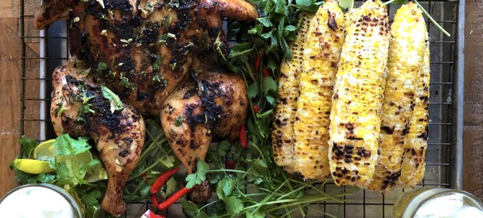 Grilled Thai Street Corn