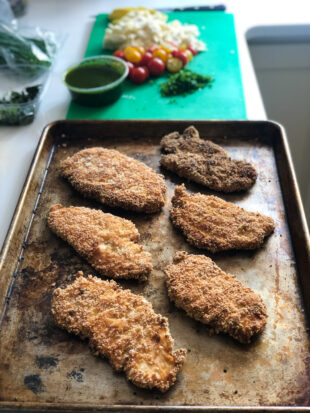 chicken shnitzel by andy hay