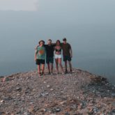 group of friends hiking