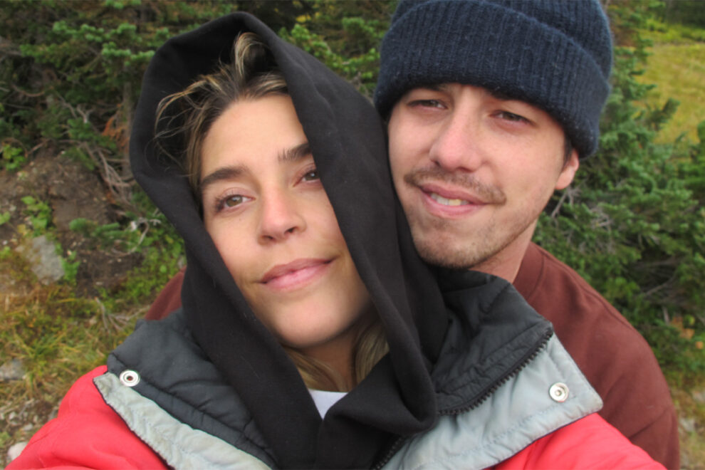 couple taking selfie