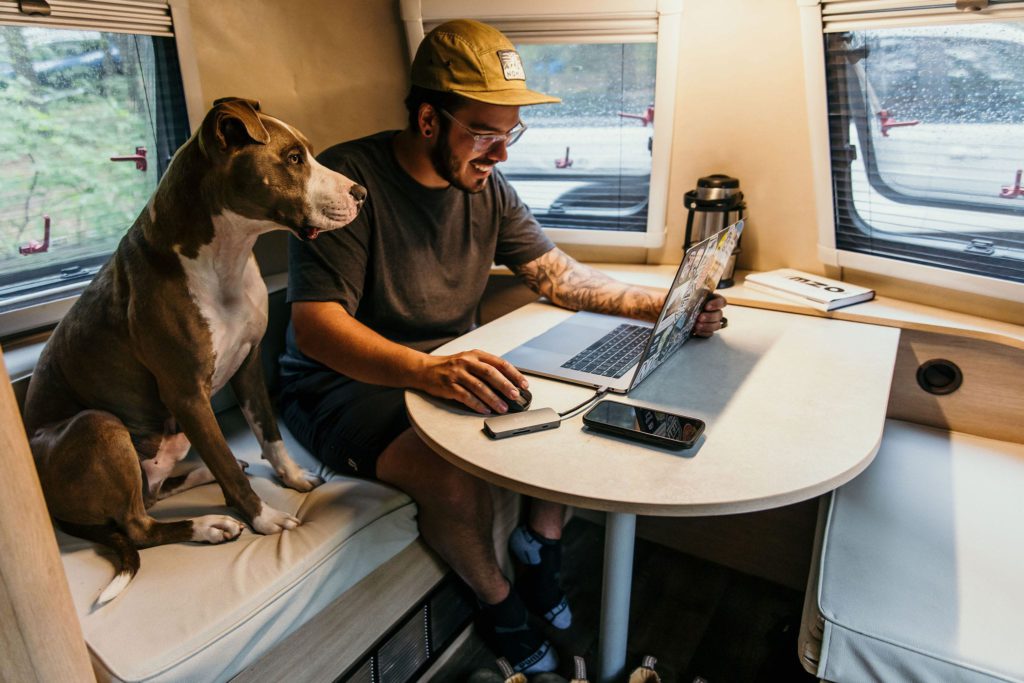 working from RV