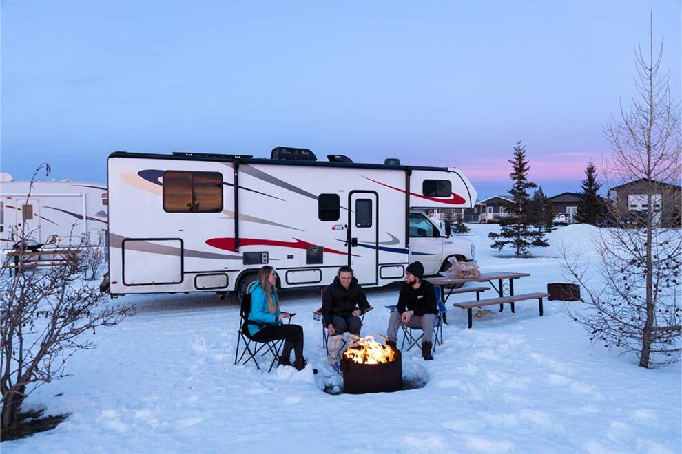 rv travel in winter