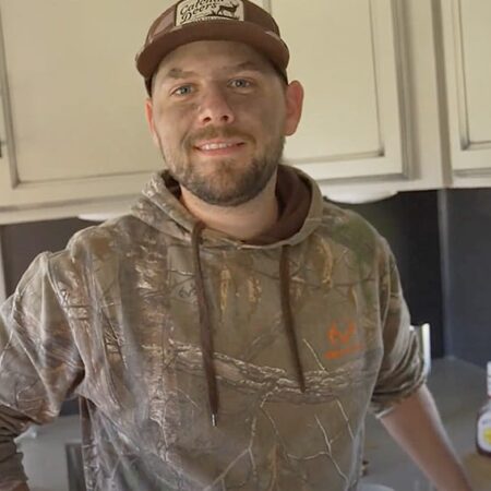 Brett Kissel Shows us how to cook duck in an RV