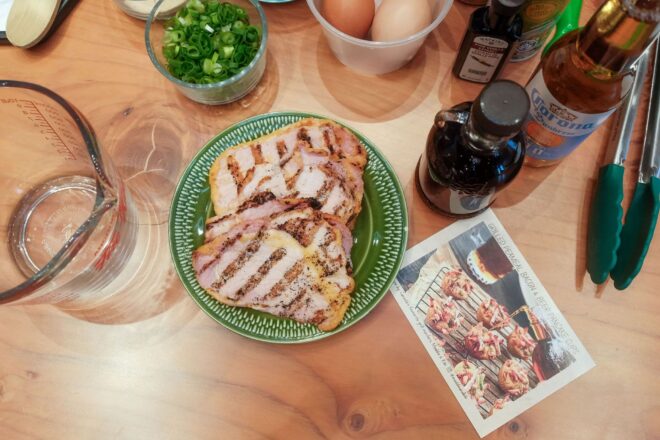 Ingredients for Grilled Peameal Bacon Pancake Cups Recipe