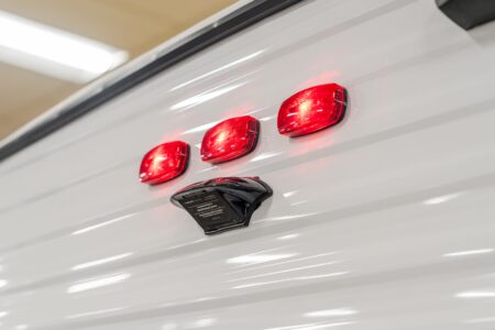 Image of backup lights on a travel trailer RV