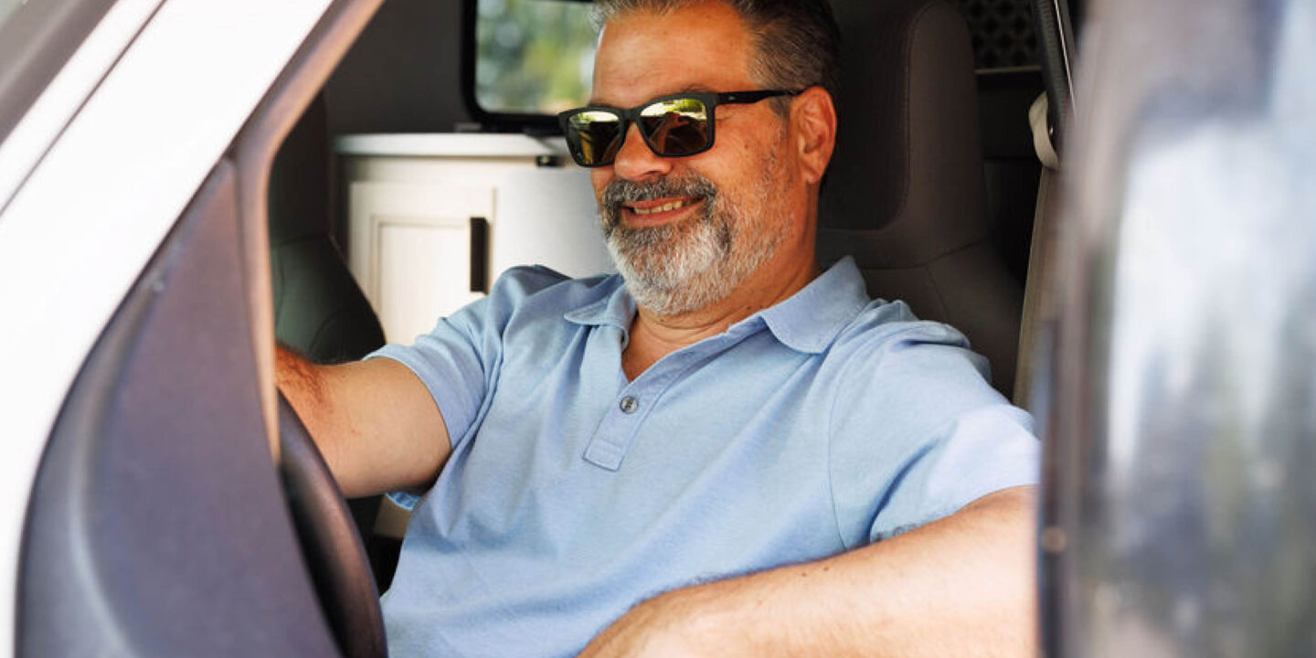 Pat Roach, Randy from Trailer Park Boys, behind the wheel on an RV road trip