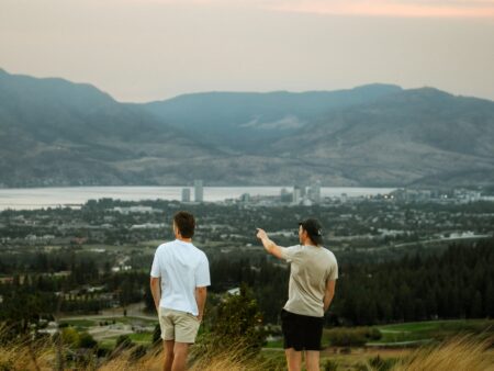 Biking Myra Canyon Trestles during a Kelowna road trip