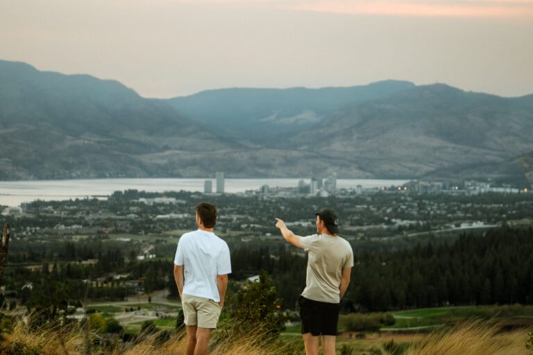 Biking Myra Canyon Trestles during a Kelowna road trip